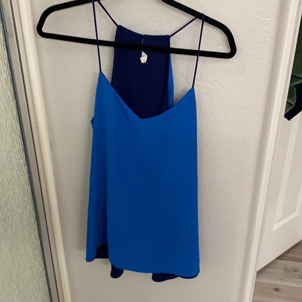 Blue reversible top